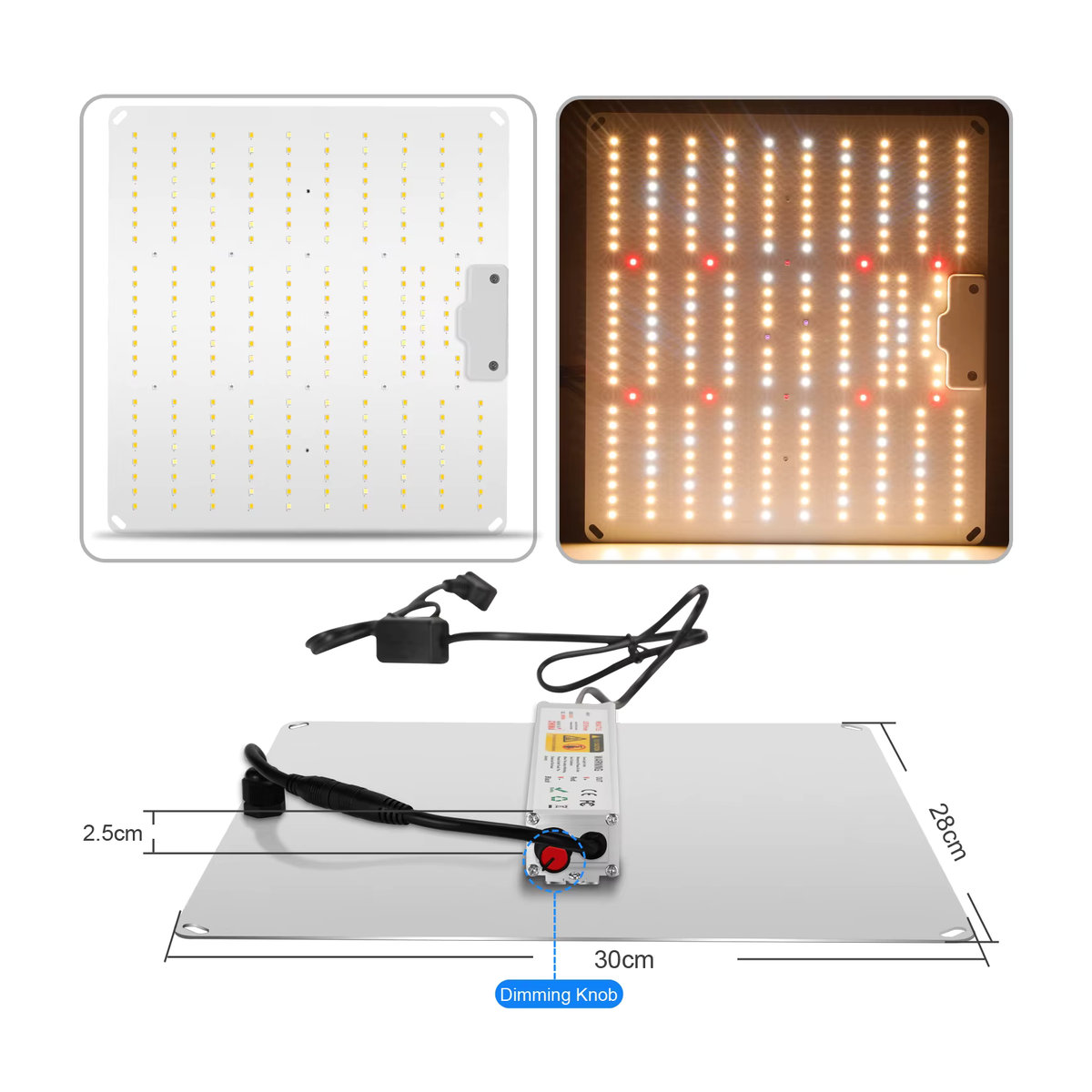 BOSYTRO LED-Wachstumslampe Vollspektrum Quantum-Board für Gewächshauszelt und Hydrokultur - Bild 4