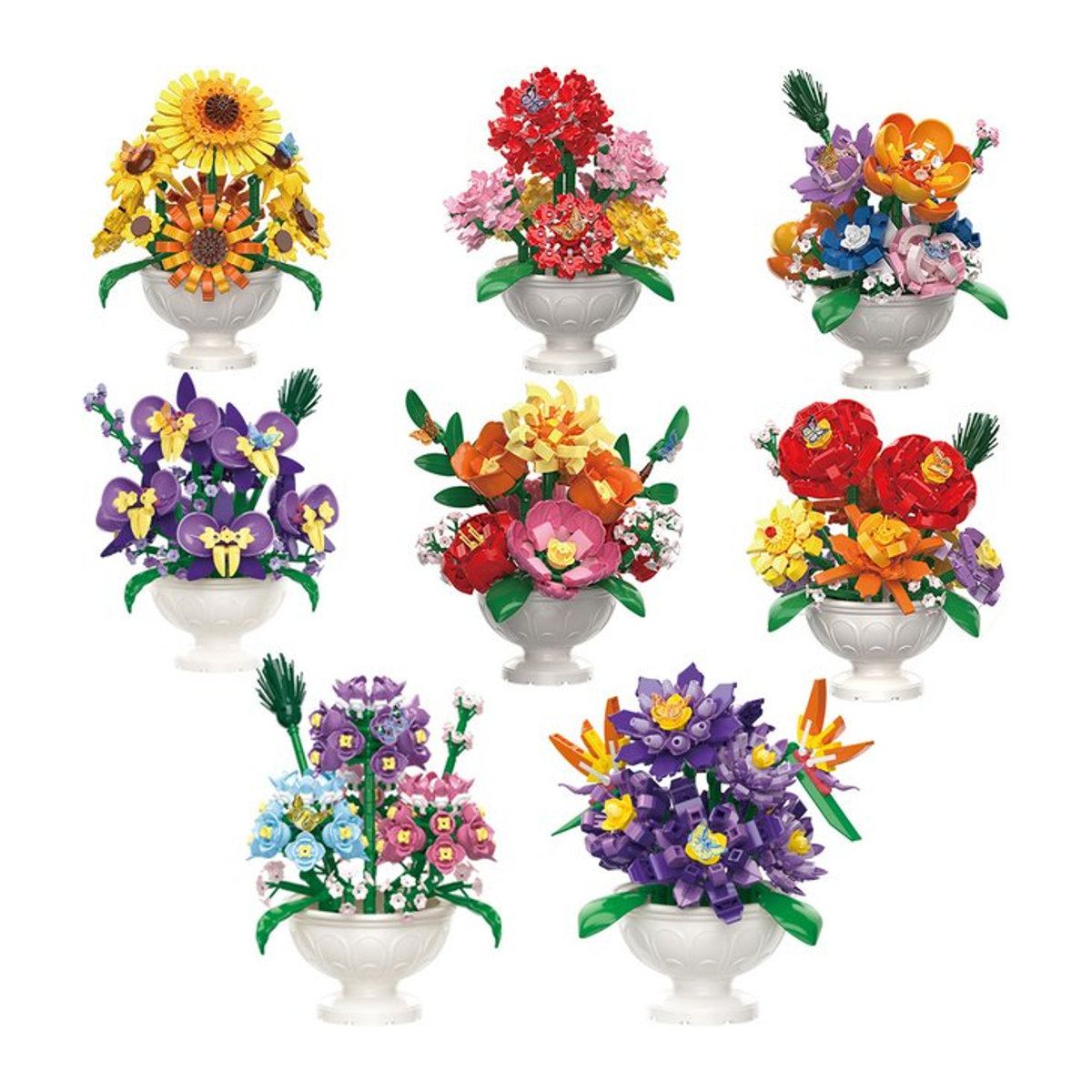 Botanicals DIY-Bauset für ein künstliches Blumenarrangement in Mehrfarbig - Bild 1