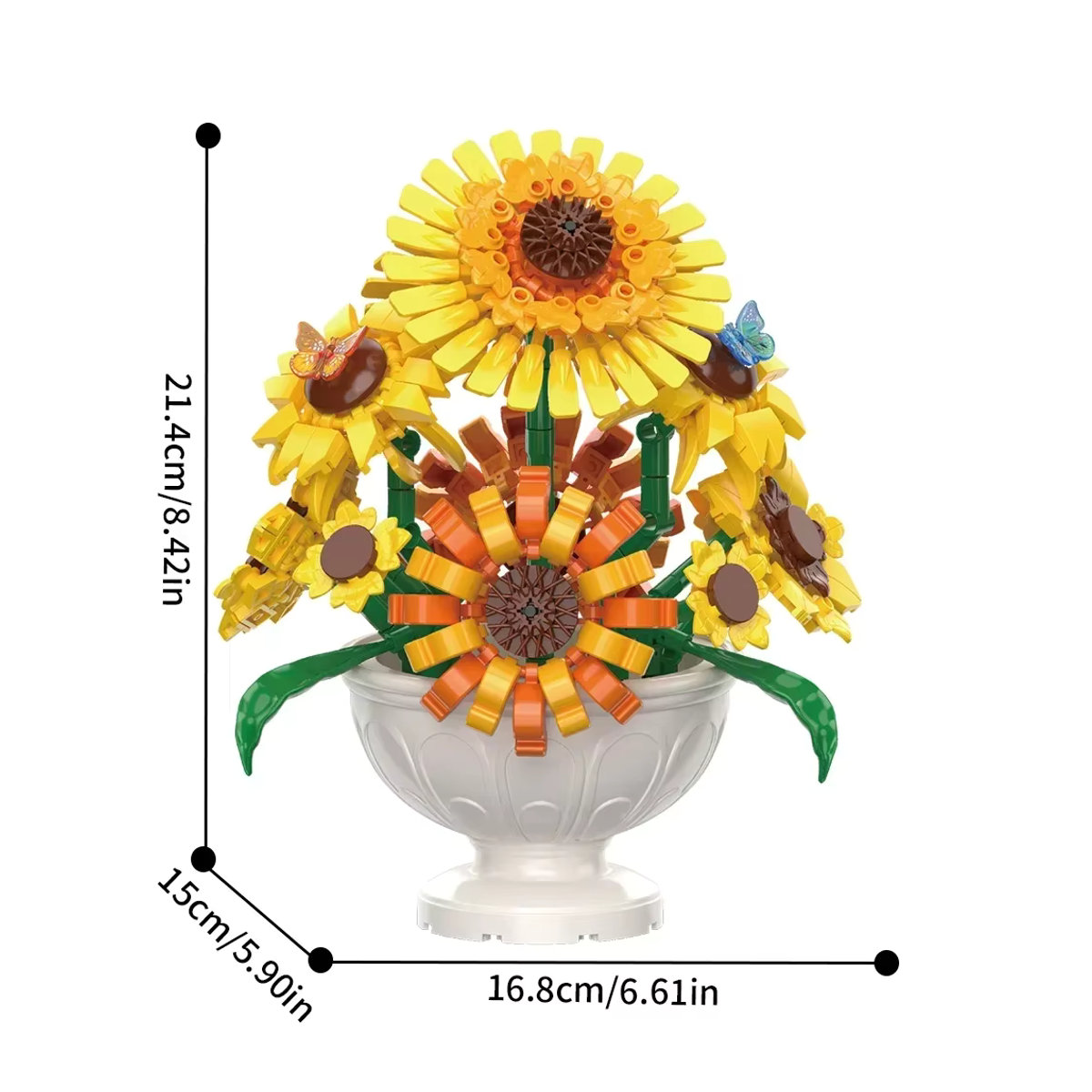 Botanicals DIY-Bauset für ein künstliches Blumenarrangement in Mehrfarbig - Bild 2