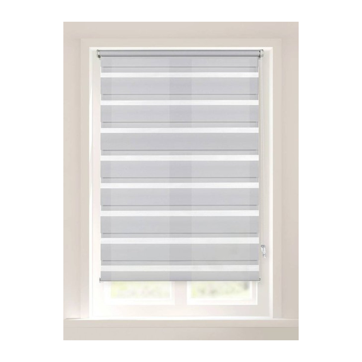 Boviva Doppelrollo hellgrau B: 102 cm, L: 200 cm - Bild 1