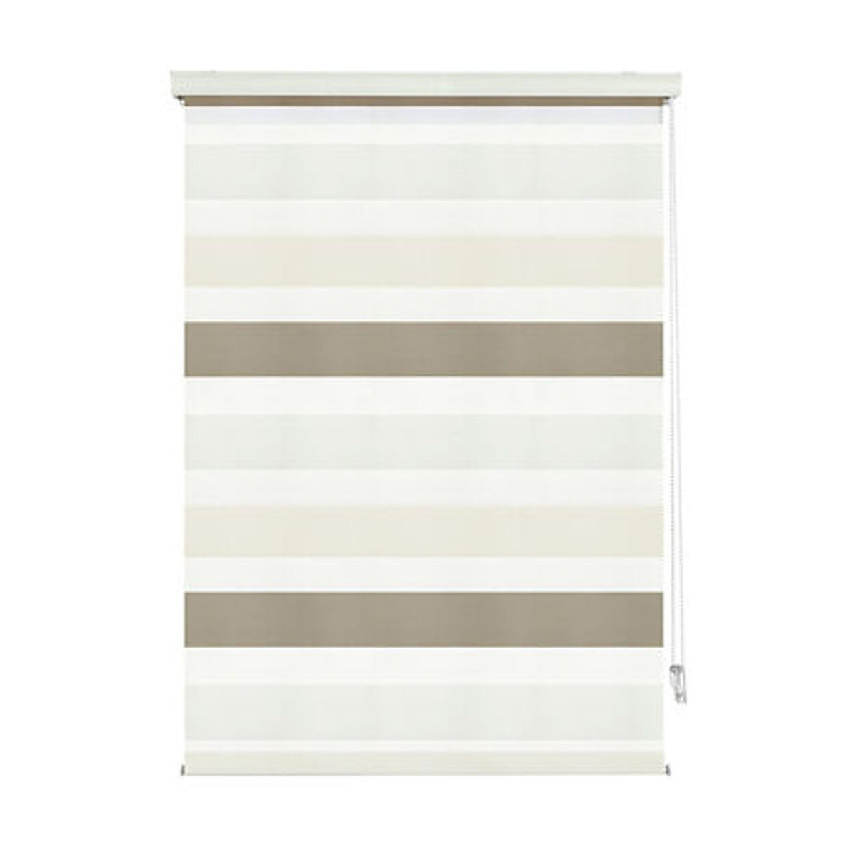 Boviva Doppelrollo mit Blende in Weiß, B/H: 60 x 160 cm - Bild 2
