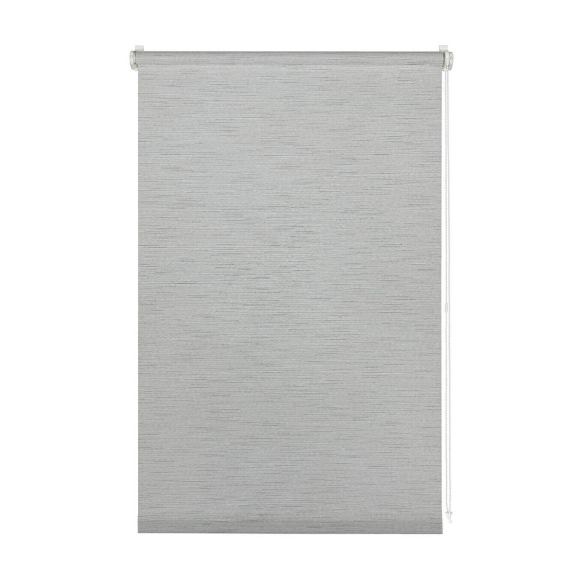 Boviva Klebe- und Klemmrollo Lino in Silbergrau, Breite: 45 cm, Länge: 150 cm - Bild 2