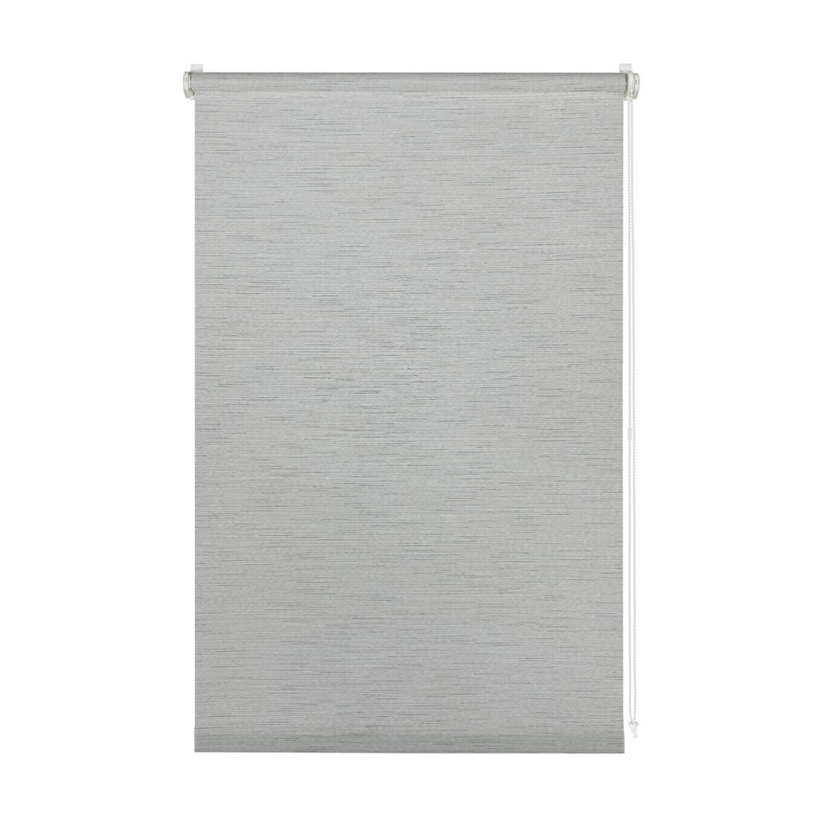 Boviva Klebe- und Klemmrollo Lino in Silbergrau, Breite: 75 cm, Länge: 150 cm - Bild 2