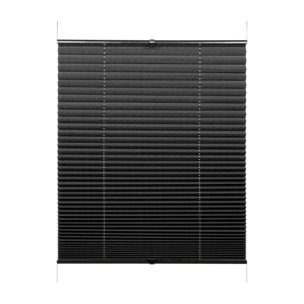 Boviva Spannplissee in Schwarz, Breite: 90 cm, Länge: 130 cm - Bild 3