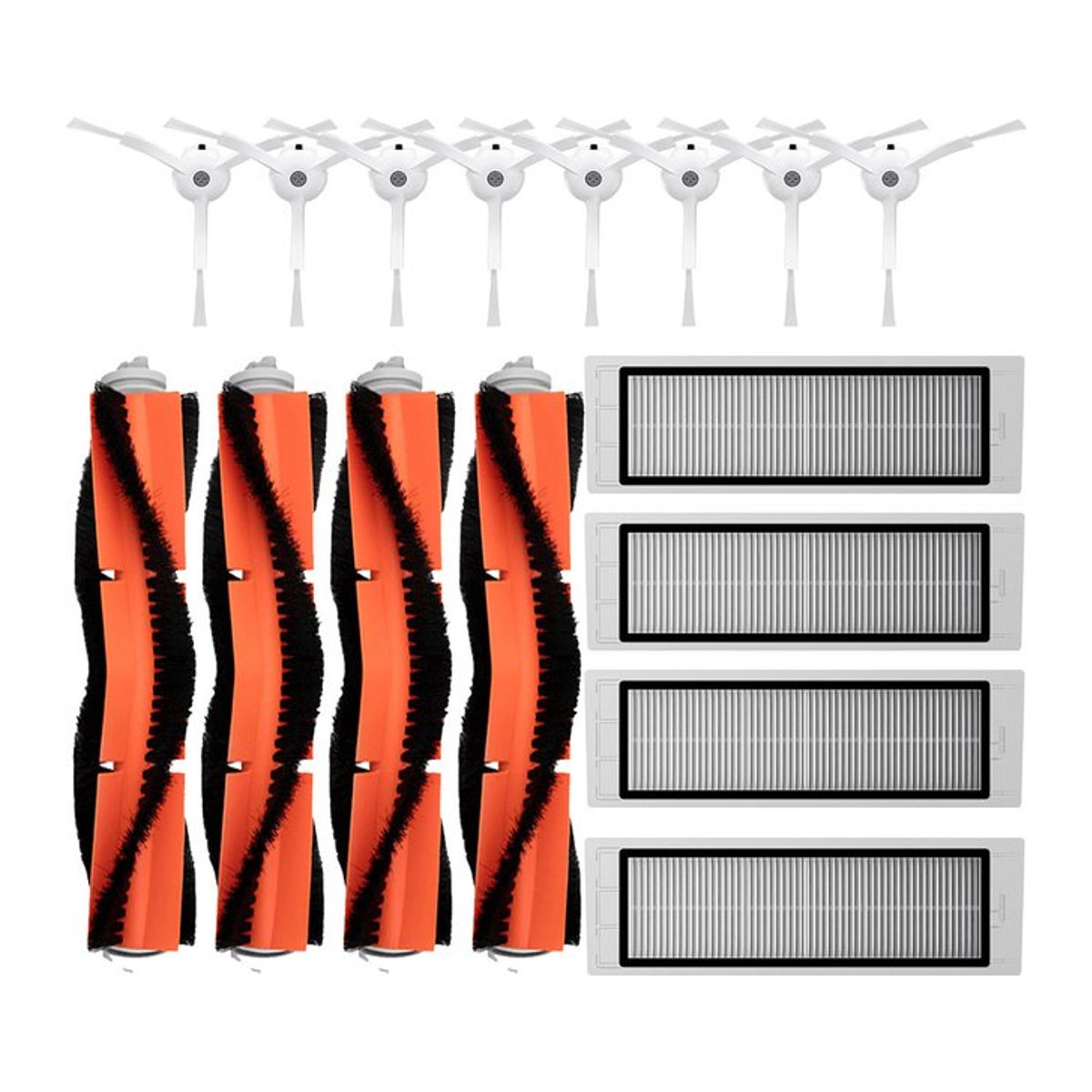 BPfire HEPA-Filter und Hauptbürste Set für Xiaomi Mi Roborock S50 S51 T4 P5 T6 T7 Pro S5 Max Staubsauger in Bunt - Bild 1