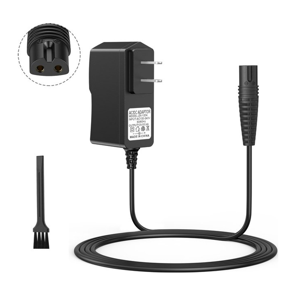 Braun 12V Ladegerät für Rasierer der Serien 3, 5, 7 und 9 in Schwarz - Bild 1