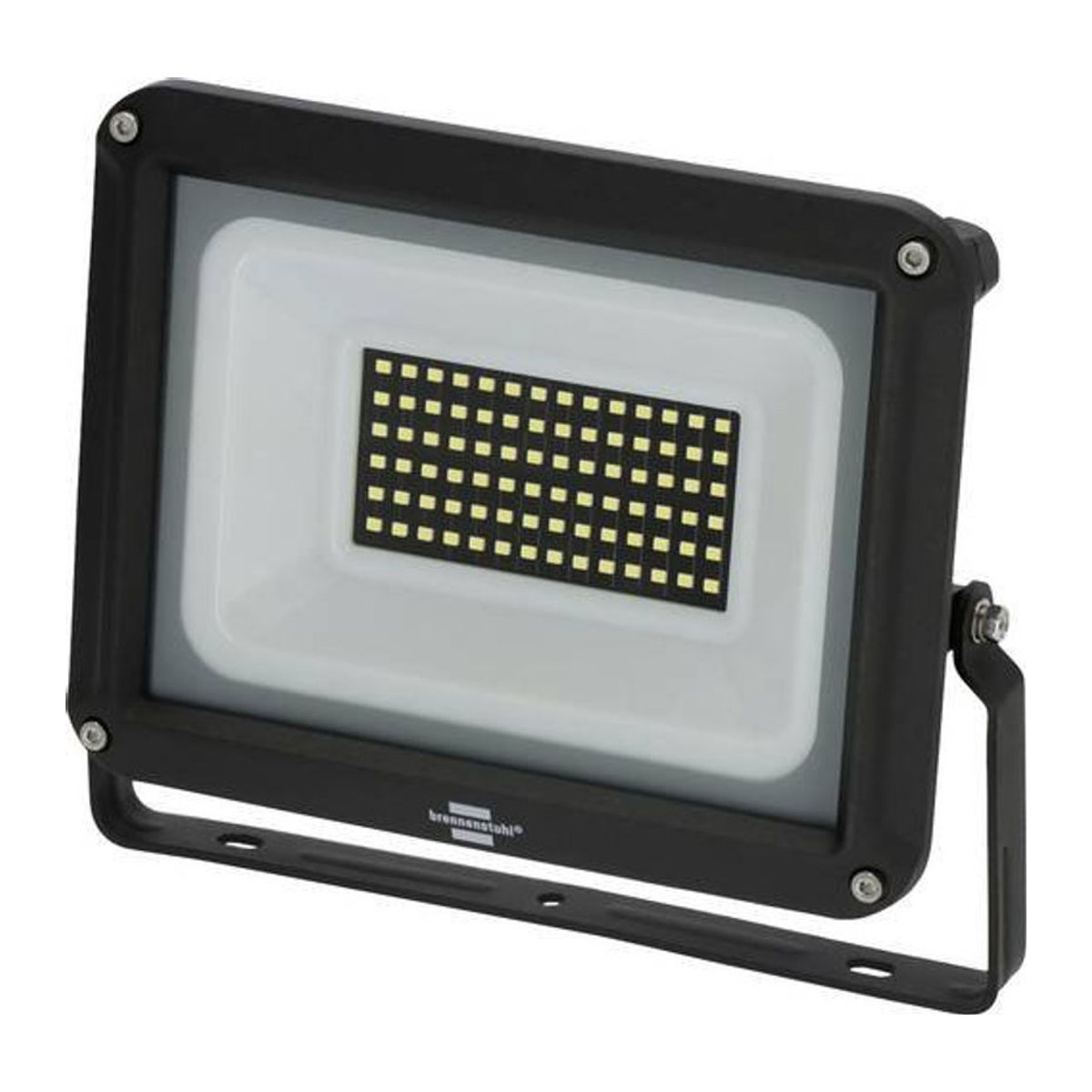 Brennenstuhl JARO 7060 LED Außenstrahler 50W Schwarz Aluminium und Glas IP65 Kaltweiß - Bild 1