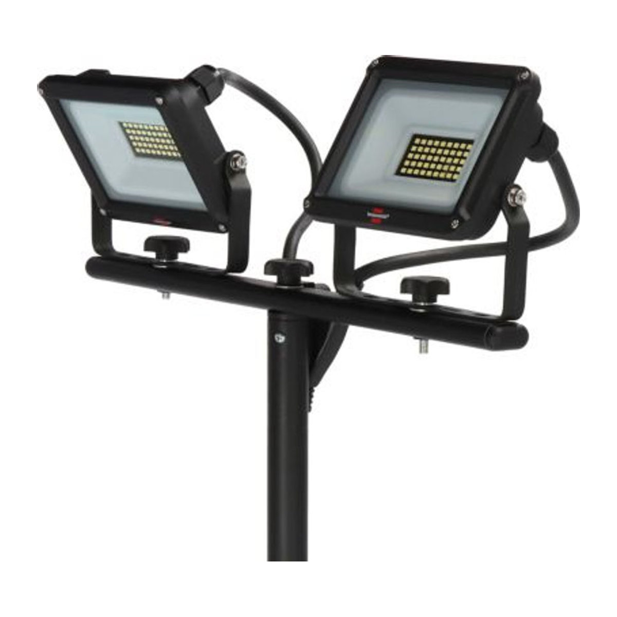 Brennenstuhl LED Stativstrahler JARO 6060 T Außenstrahler, Schwarz, Aluminium und Stahl, 4800 Lumen, IP65, höhenverstellbar bis 180 cm - Bild 2
