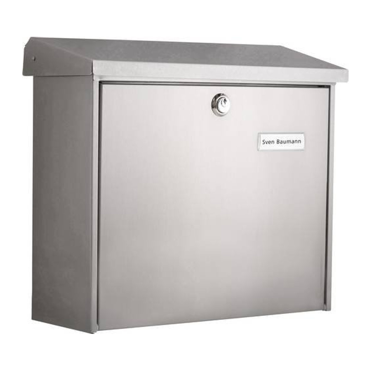 Briefkasten Burg Wächter COMFORT 913 SI aus Stahlblech in Silber - Bild 1