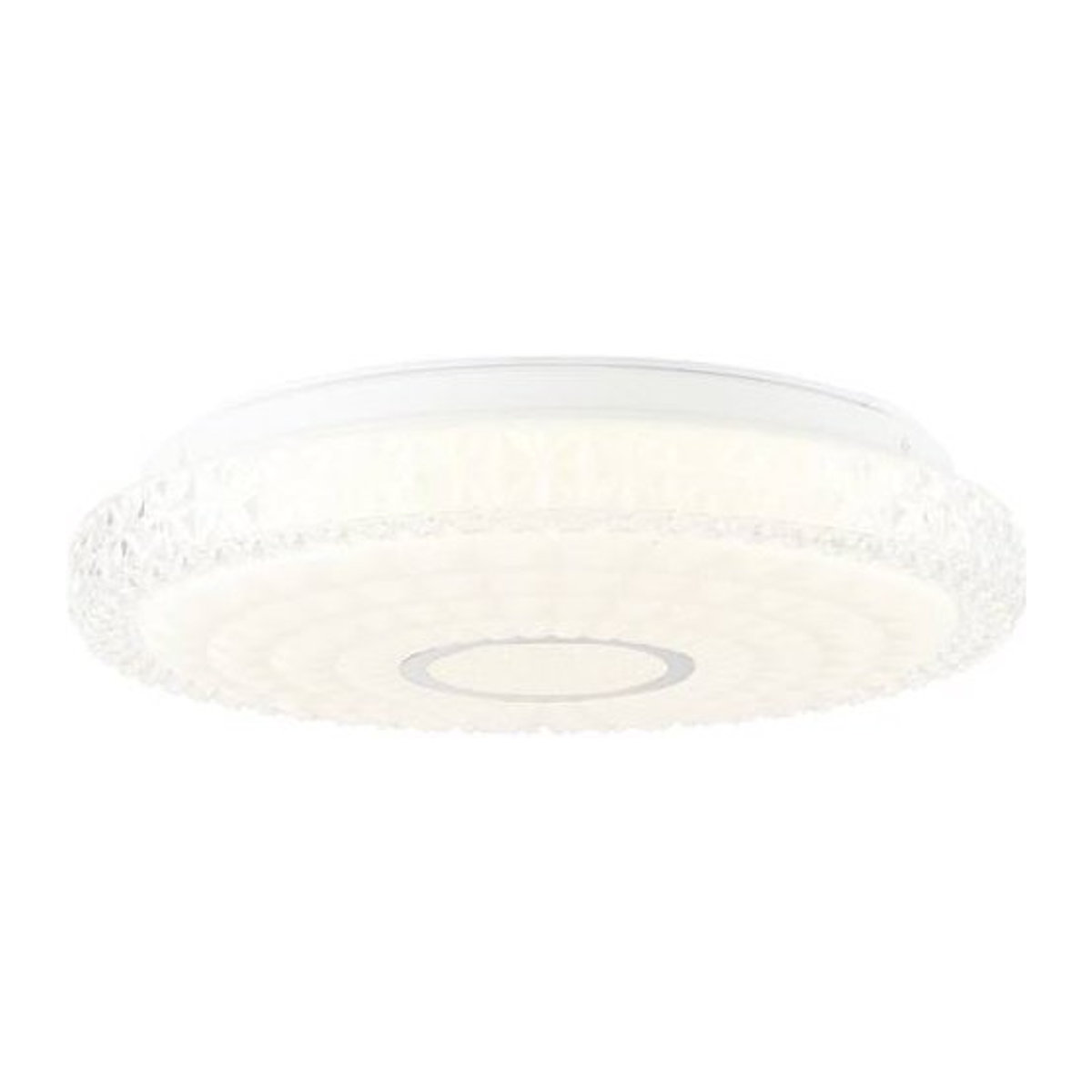 Brilliant Adria LED Wand- und Deckenleuchte in Weiß und Chrom mit integrierten 2x 12W LEDs, Durchmesser: 30 cm - Bild 1