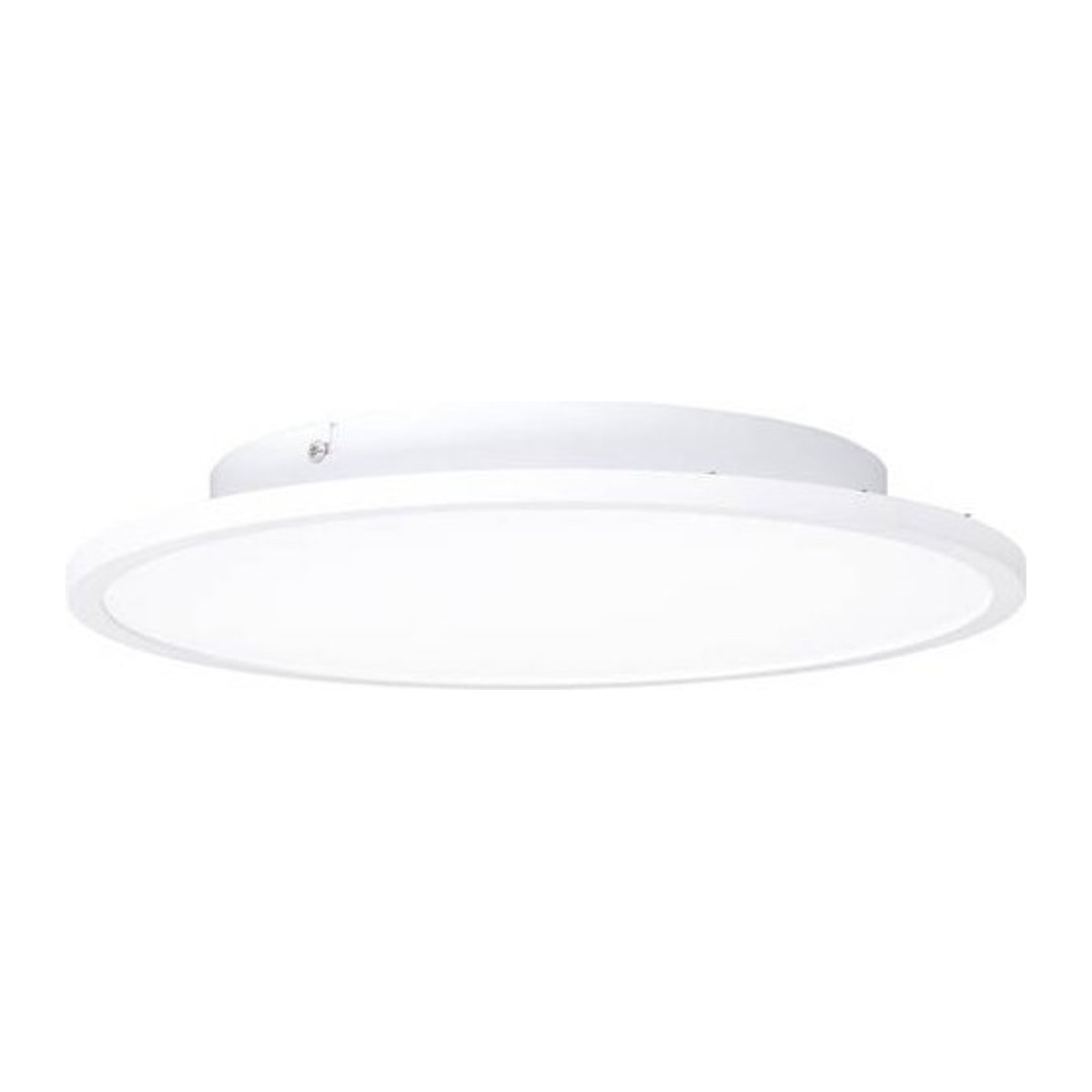 Brilliant Buffi LED Deckenaufbau-Paneel 24W, Sand/Weiß, 35 cm Durchmesser, 3120lm, 4000K Neutralweiß - Bild 1