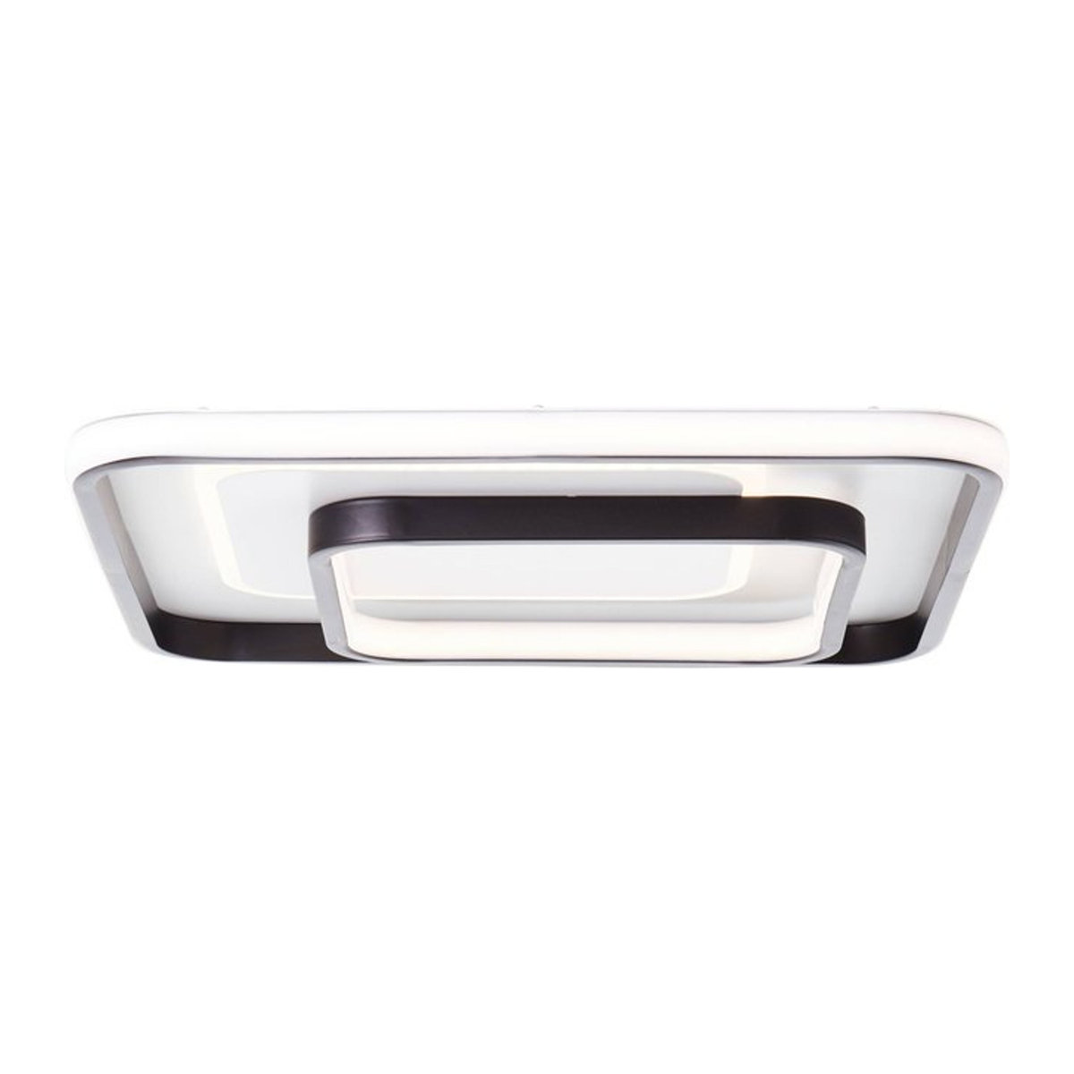 Brilliant Cava LED-Deckenleuchte Modern Schwarz/Weiß B/B: 40 x 40 cm, 42W, Warmweiß - Bild 1