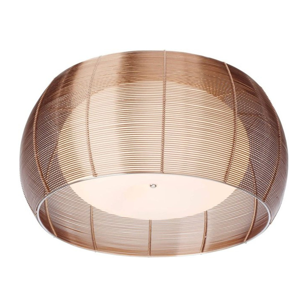 BRILLIANT Deckenleuchte Relax in Bronze/Chrom mit 2x E27 Fassungen, Durchmesser: 50 cm - Bild 1