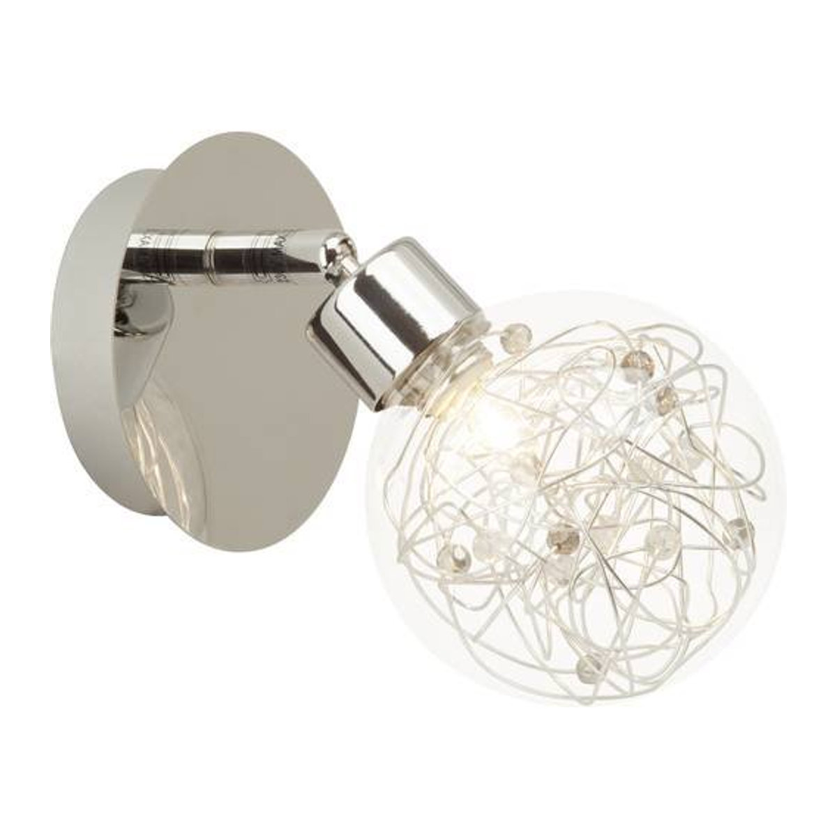 Brilliant Joya 00210/15 Wandstrahler G9 33W Halogen in Chrom - Bild 1