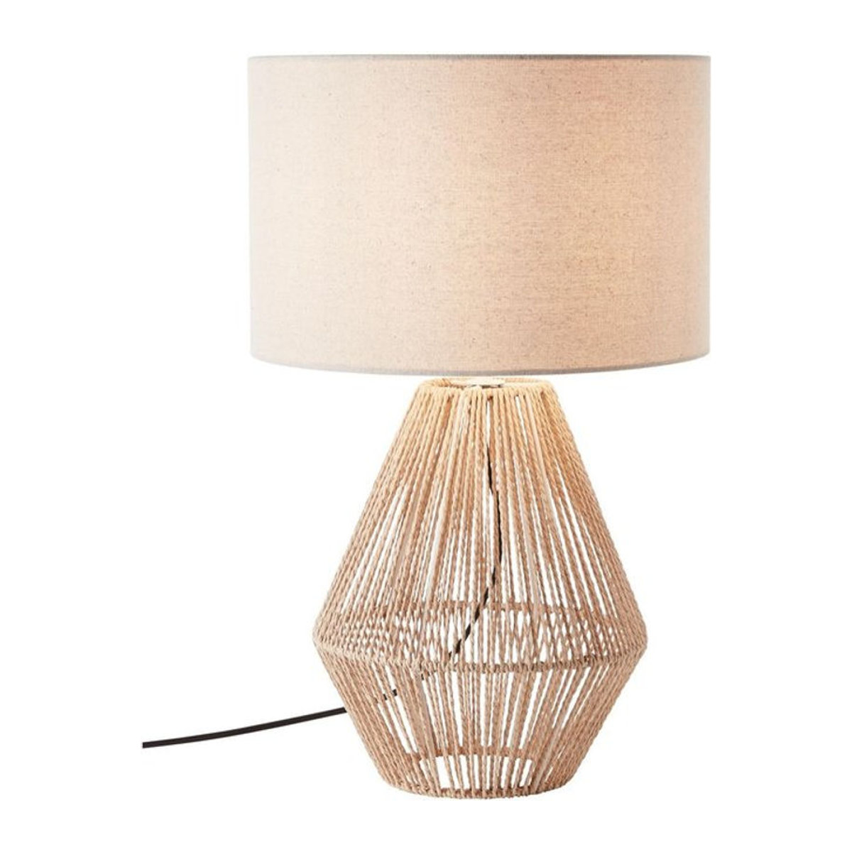 Brilliant Laraine Tischlampe Bohemian in Natur/Beige mit E27 Fassung und Schnurzwischenschalter - Bild 1