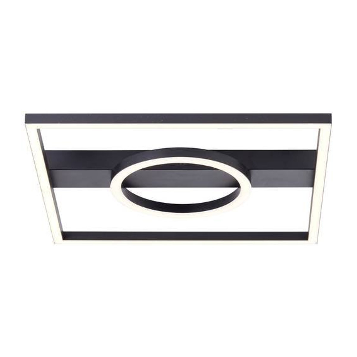 Brilliant LED-Deckenleuchte Maureen in Schwarz, 24W, Warmweiß, Modernes Design aus Metall und Kunststoff - Bild 2