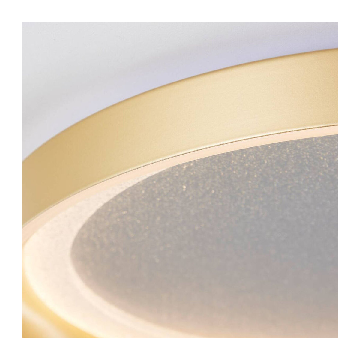 Brilliant LED-Deckenleuchte Quito Modern Gold H: 4 cm, D: 33 cm - Bild 2