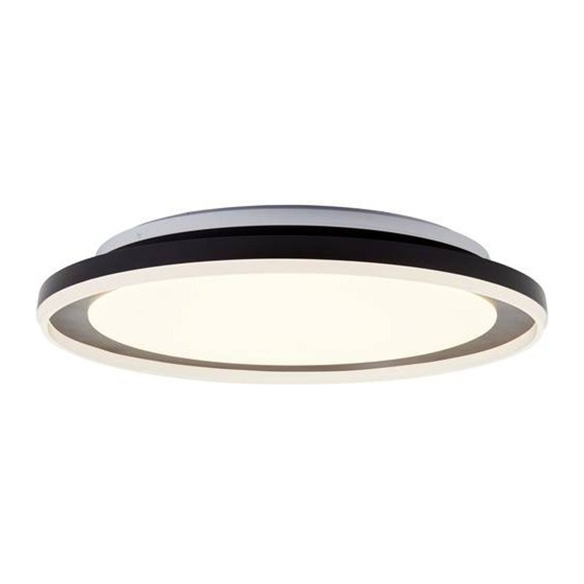 Brilliant Pederson LED Wand- und Deckenleuchte Schwarz, 22W, Warmweiß, Breite: 45 cm - Bild 1