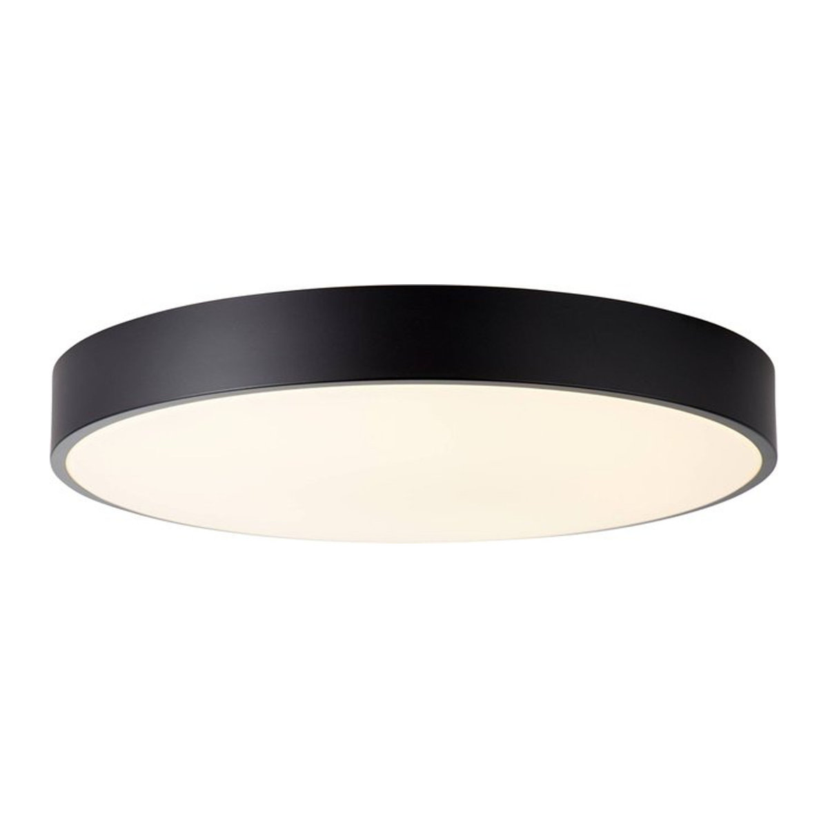 Brilliant Slimline LED Deckenleuchte Weiß/Schwarz, 60W, dimmbar mit Fernbedienung, H: 8,5 cm, B: 49 cm - Bild 1