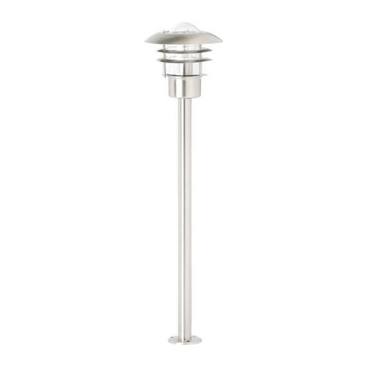 Brilliant Terrence Außenstandleuchte Edelstahl E27 60W IP44 Modern Wegeleuchte - Bild 1