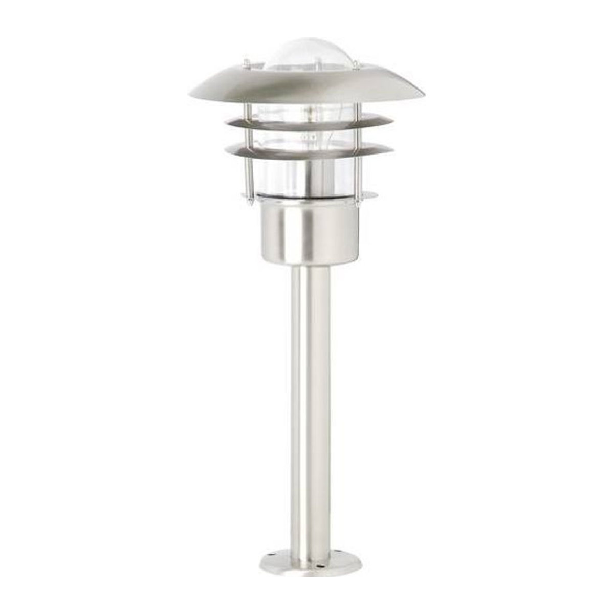 Brilliant Terrence Außenstandleuchte Pollerleuchte Edelstahl E27 60W IP44 Höhe: 50 cm - Bild 1