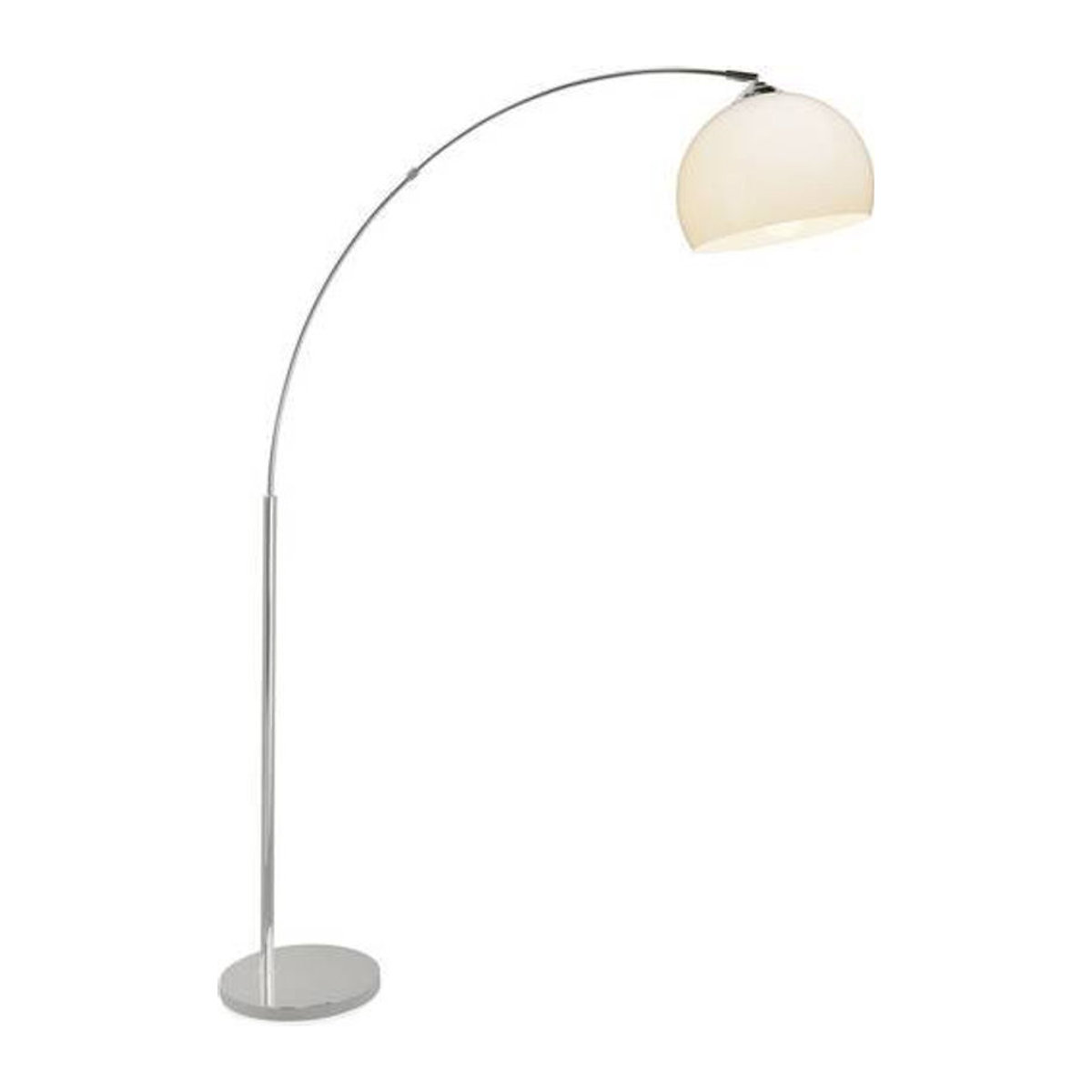 Brilliant Vessa Bogenstandleuchte Modern Chrom Weiß E27 60W Höhe: 170 cm - Bild 2