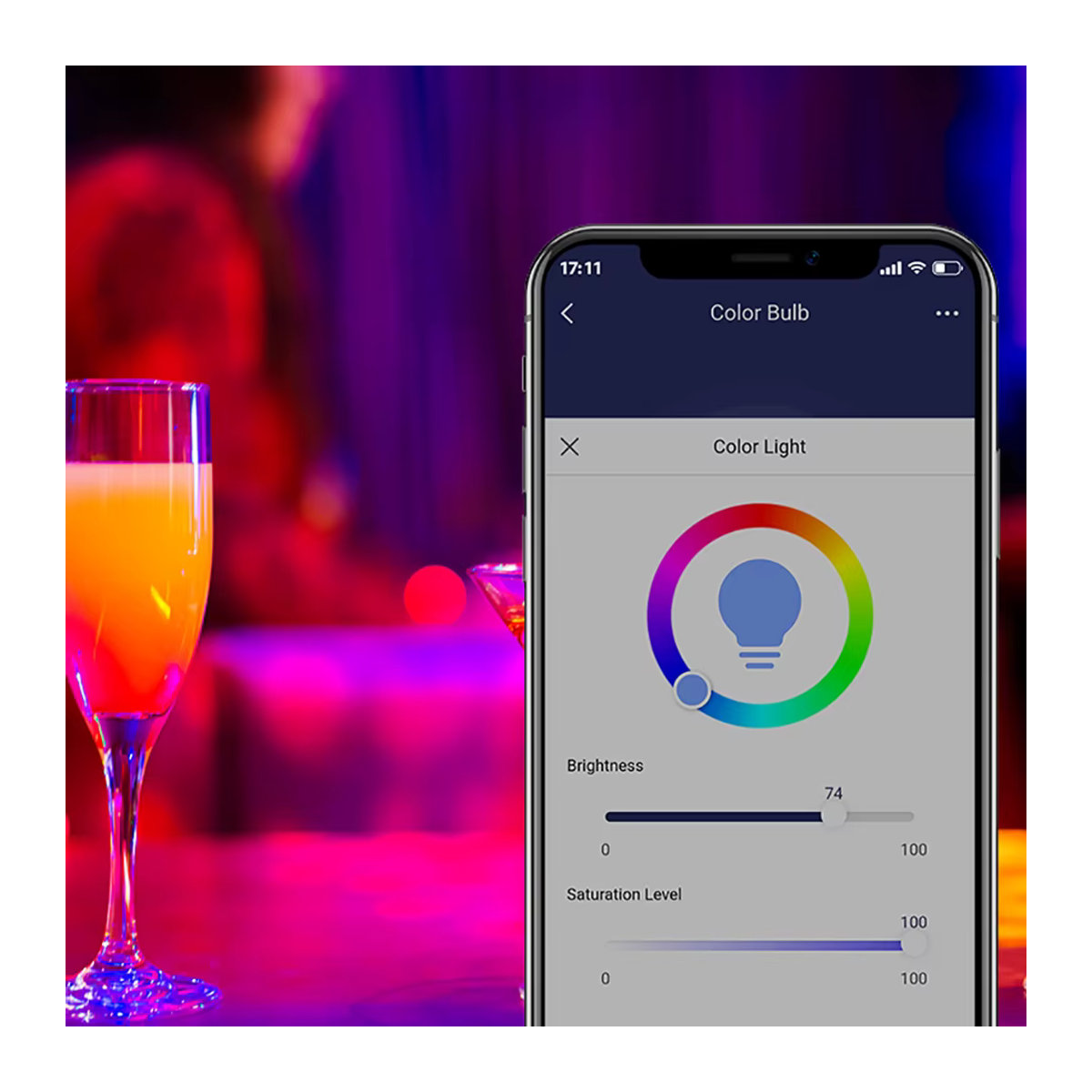 Broadlink LB27 R1 Smart WiFi RGB LED Glühbirne E27, 10W, Bunt, kompatibel mit Alexa und Google Home - Bild 3