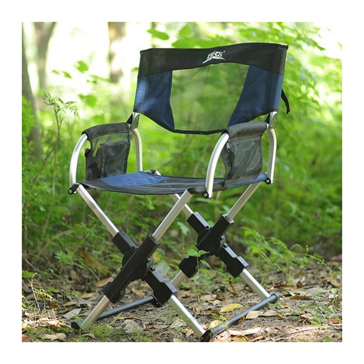 BRS Klappstuhl BRS-D3A Outdoor Campingstuhl aus Aluminiumlegierung mit Tragetasche - Bild 1