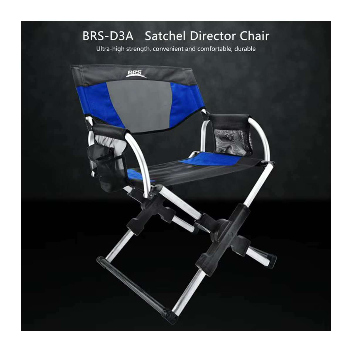 BRS Klappstuhl BRS-D3A Outdoor Campingstuhl aus Aluminiumlegierung mit Tragetasche - Bild 5