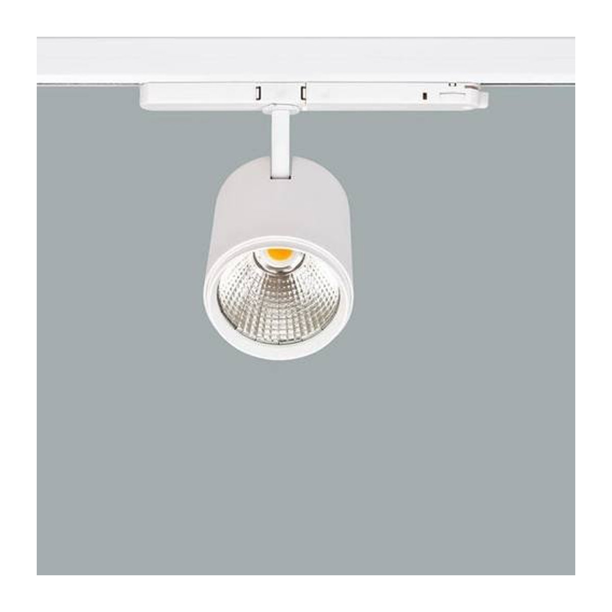 Brumberg Hochvolt-Schienensystem-Leuchte aus Aluminium in Silber mit neutralweißem Licht - Bild 1