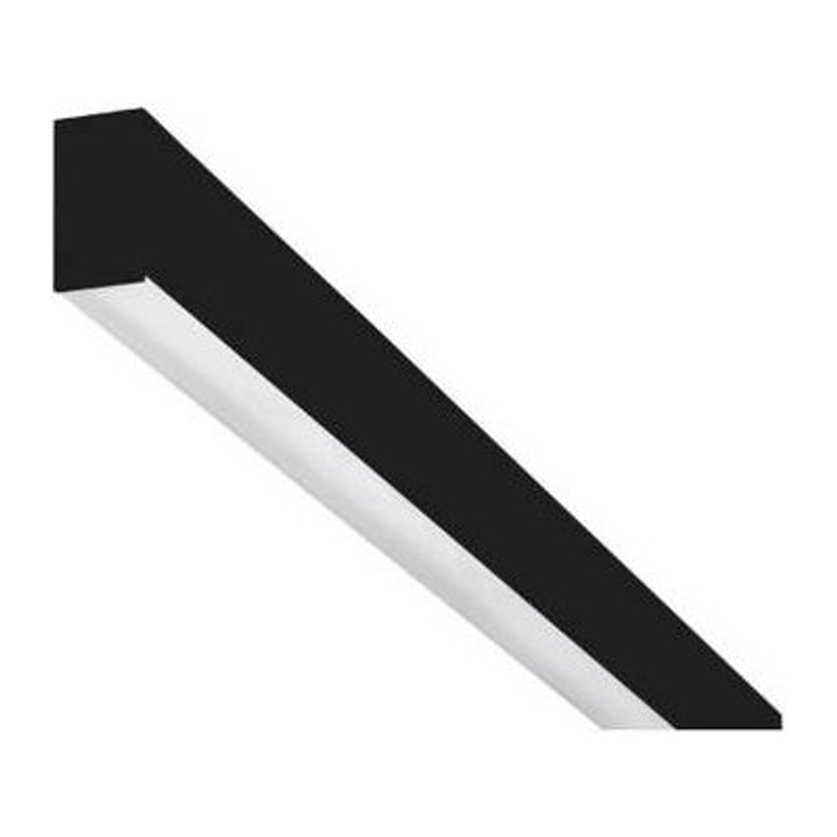 Brumberg LED-Deckenleuchte in Schwarz, minimalistisches Design aus Aluminium und Acryl, warmweißes Licht - Bild 1