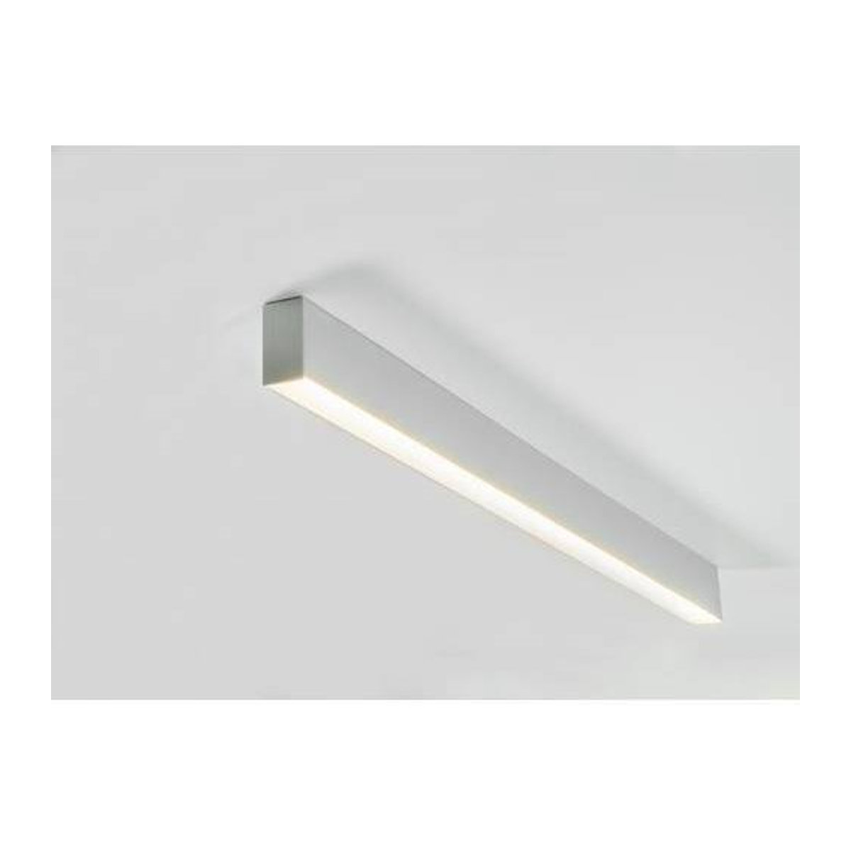 Brumberg LED-Deckenleuchte in Silber, modern aus Aluminium und Acryl, warmweiß - Bild 1