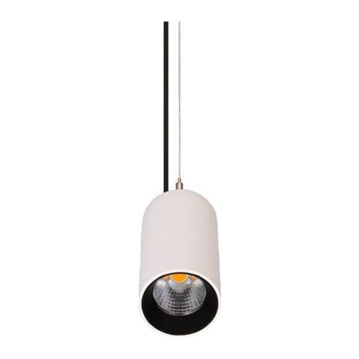 Brumberg LED-Pendelleuchte in Weiß mit neutralweißem Licht, modernes Design aus Aluminium, Glas und Kunststoff - Bild 1