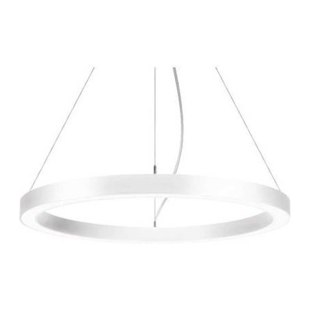 Brumberg LED-Pendelleuchte in Weiß mit warmweißem Licht und minimalistischem Design - Bild 1