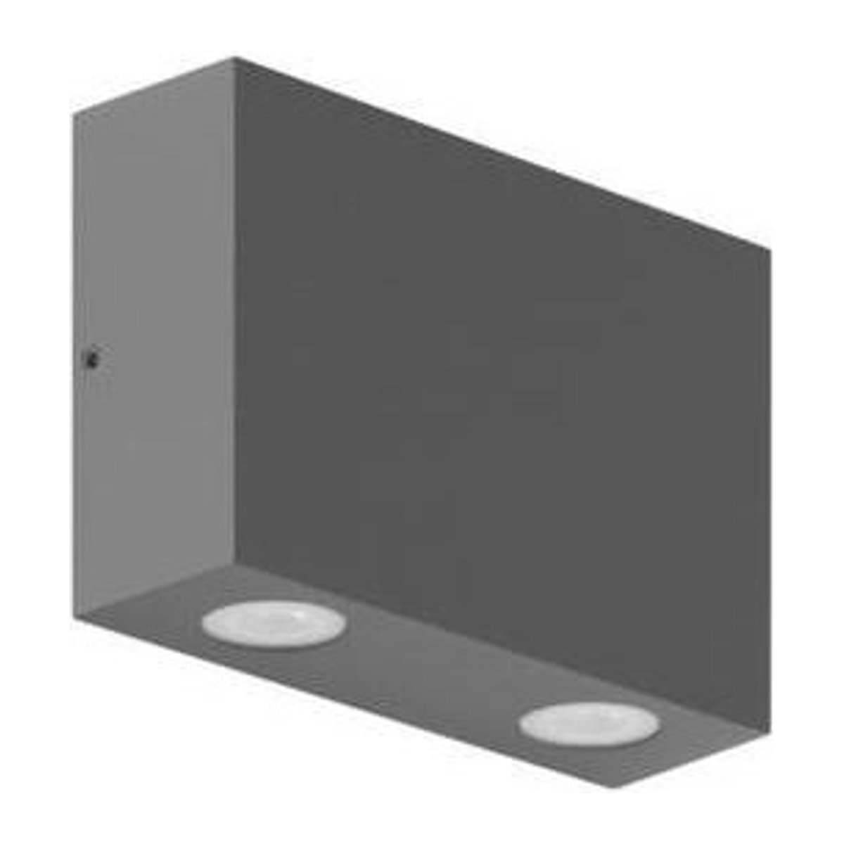 Brumberg LED-Wandleuchte in Grau mit warmweißem Licht und IP54 Schutzart - Bild 1