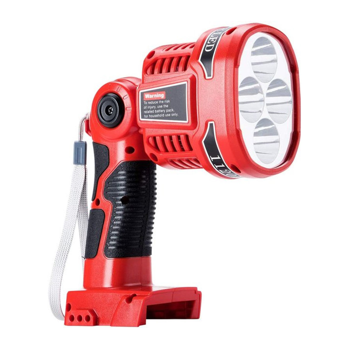 BSIDE Tragbare 12 W LED-Arbeitsleuchte für Milwaukee 18 V Li-Ion-Akku mit 4 LED-Leuchten zur Außenbeleuchtung - Bild 1