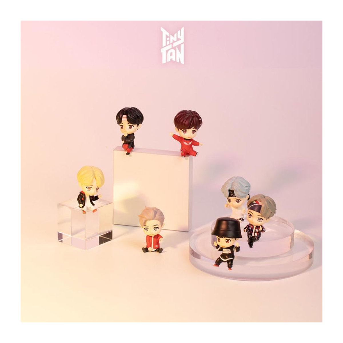 BTS TinyTan Monitorfiguren Set aus Kunststoff, 3er Set mehrfarbig - Bild 6