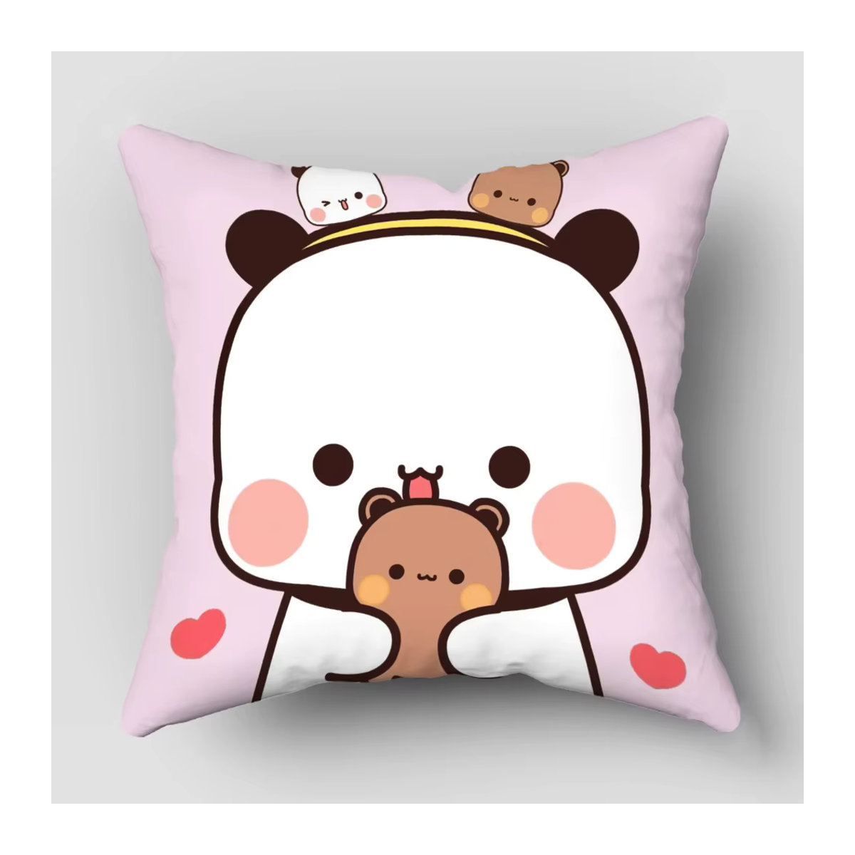 Bubu Dudu Kissenbezug mit niedlichem Cartoon-Bär für Wohnzimmer, Schlafzimmer und Sofa als ideale Heimdekoration oder Geschenk für Kinder - Bild 5