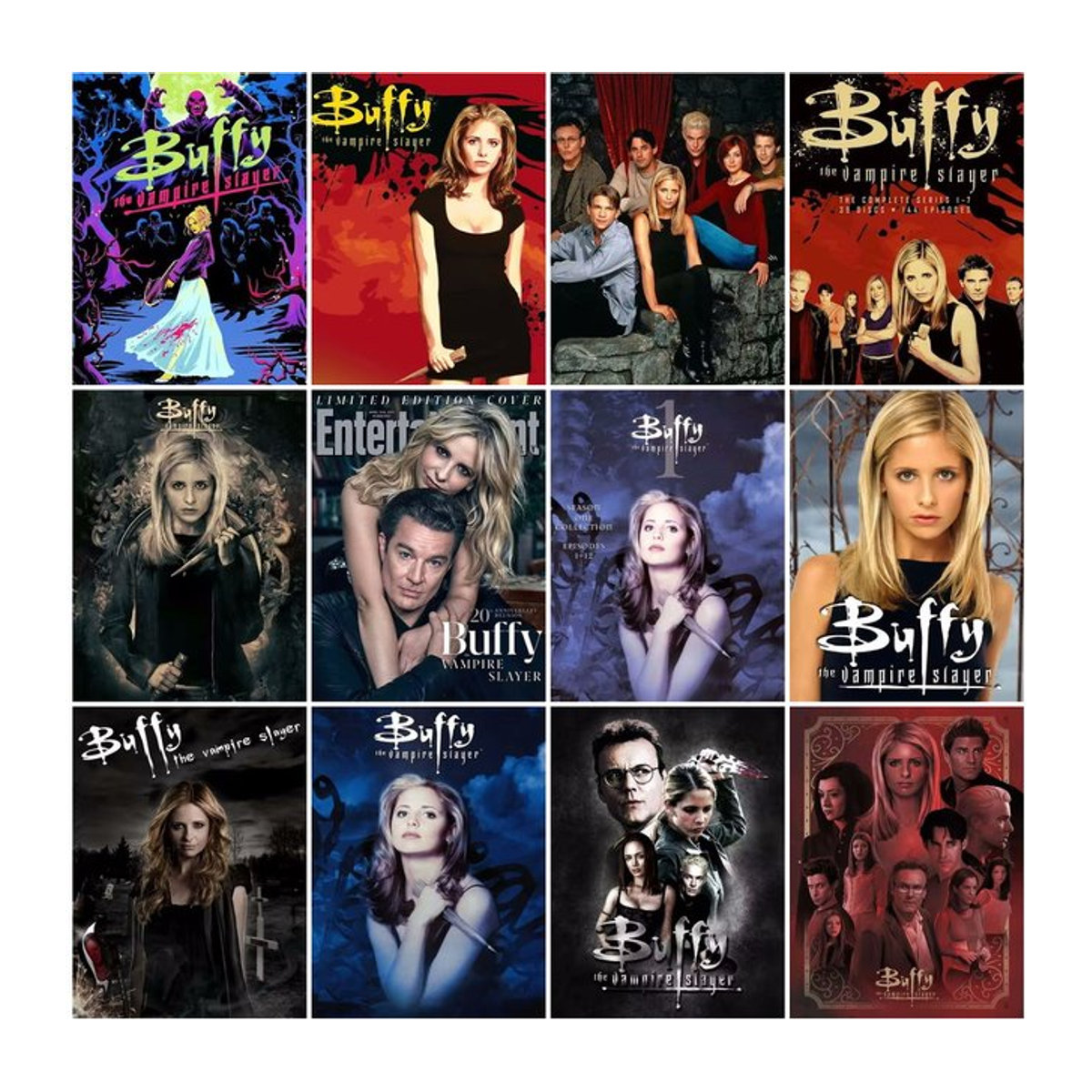 Buffy the Vampire Slayer 5D Diamant-Malerei-Set zum Selbermachen, mehrfarbiges Handmosaik zur Heimdekoration - Bild 1