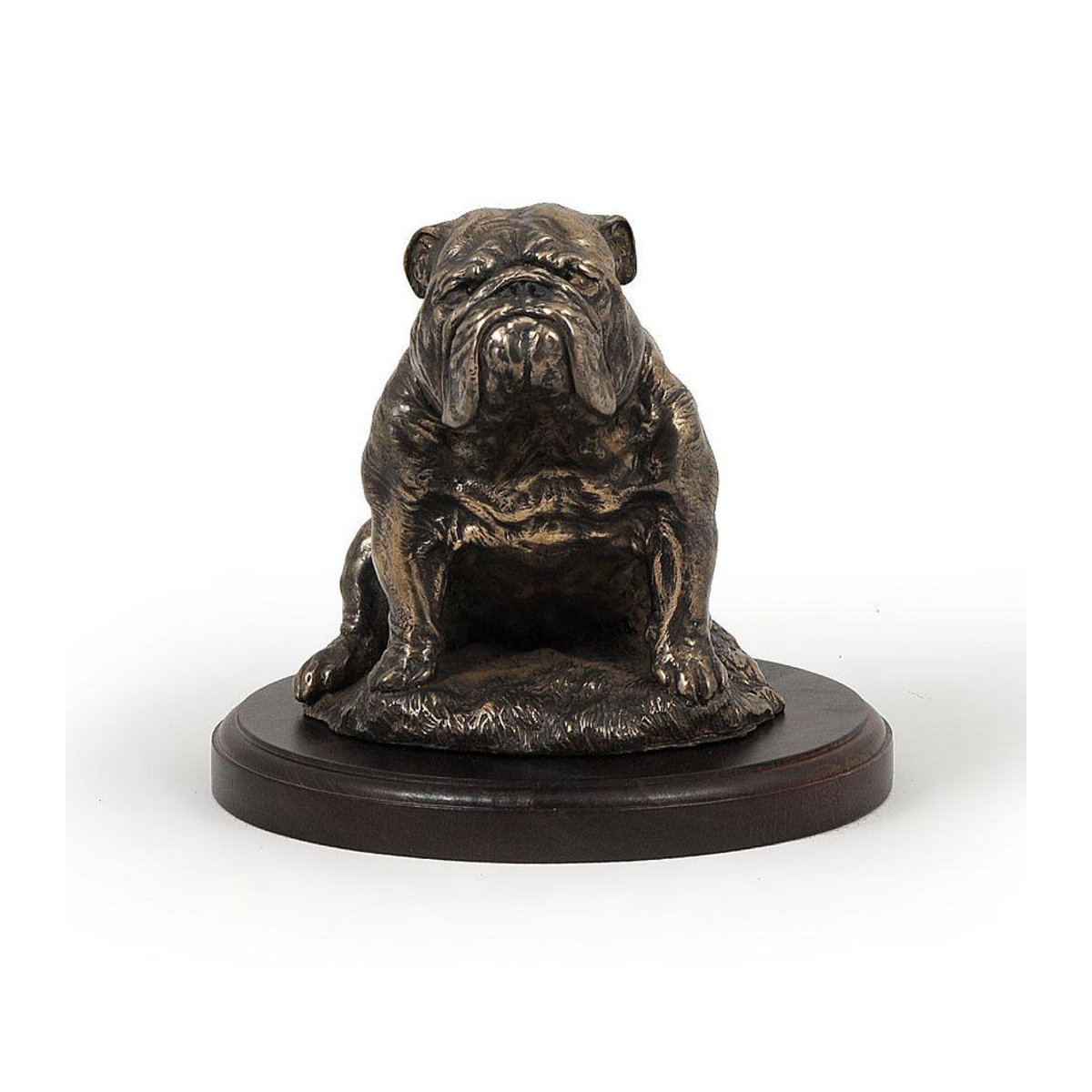 Bulldog II Hundestatue von Art-Dog in Braun als klassische Dekofigur für dein Büro oder als Trophäe - Bild 7