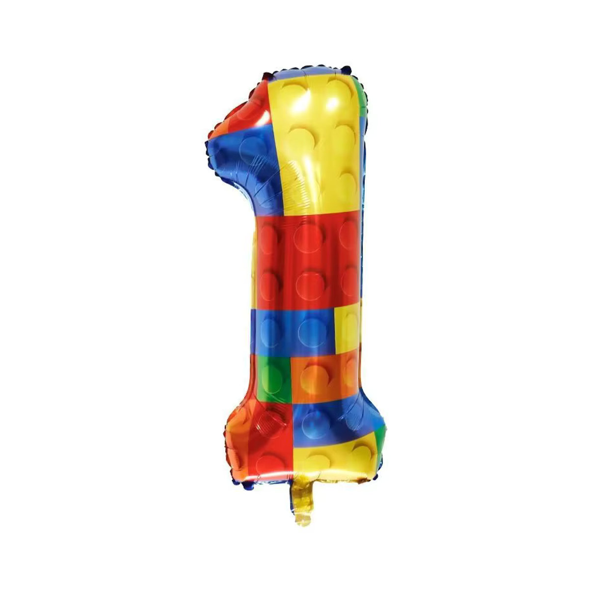 Bunte Latex-Ballons in Baustein-Optik für deine Geburtstags- oder Babyparty, 32 Zoll, Mehrfarbig - Bild 2