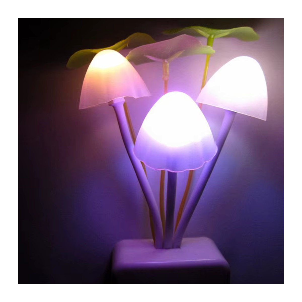 Bunte Pilz LED Nachtlicht Lampe mit Sensor für den Nachttisch - Bild 3