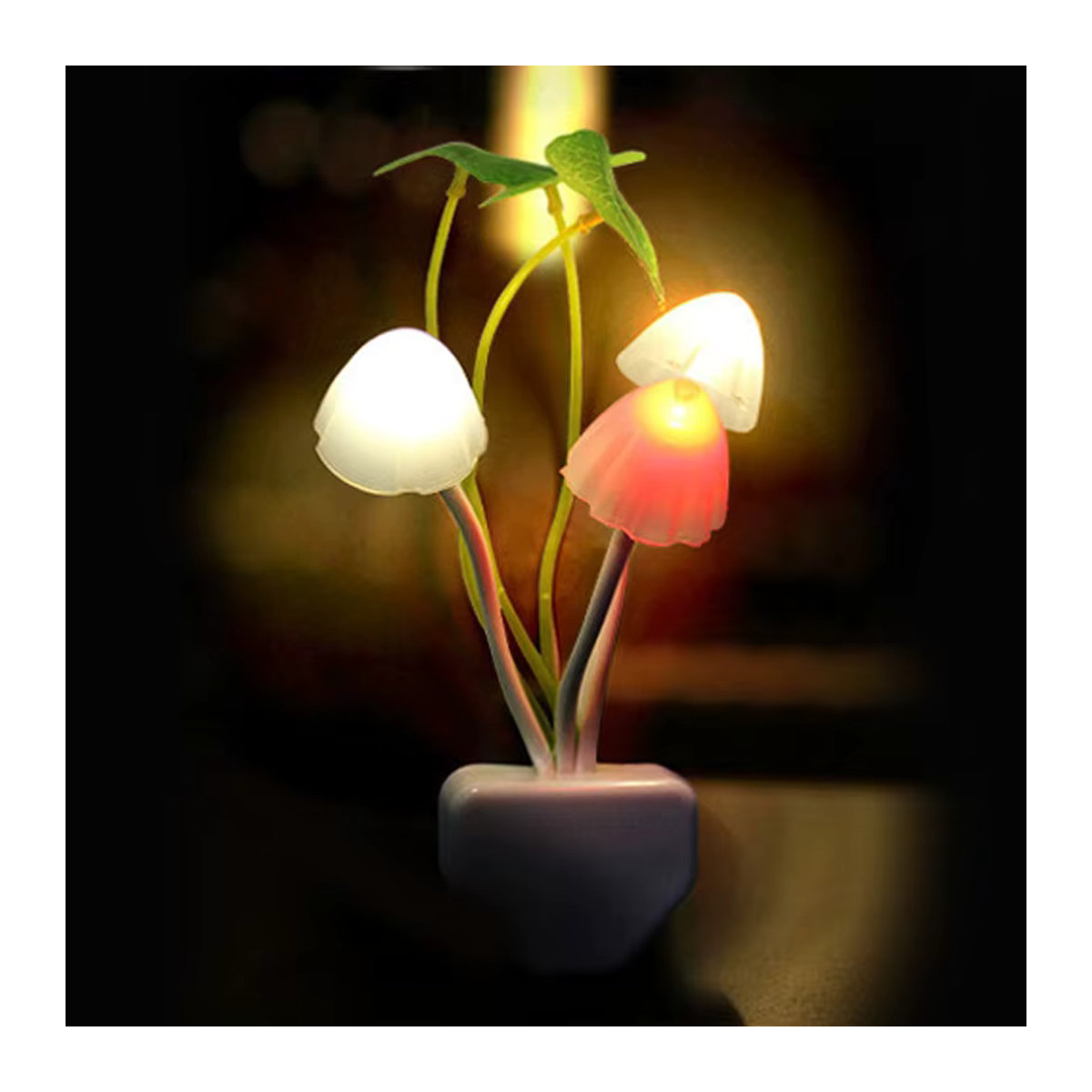 Bunte Pilz LED Nachtlicht Lampe mit Sensor für den Nachttisch - Bild 4