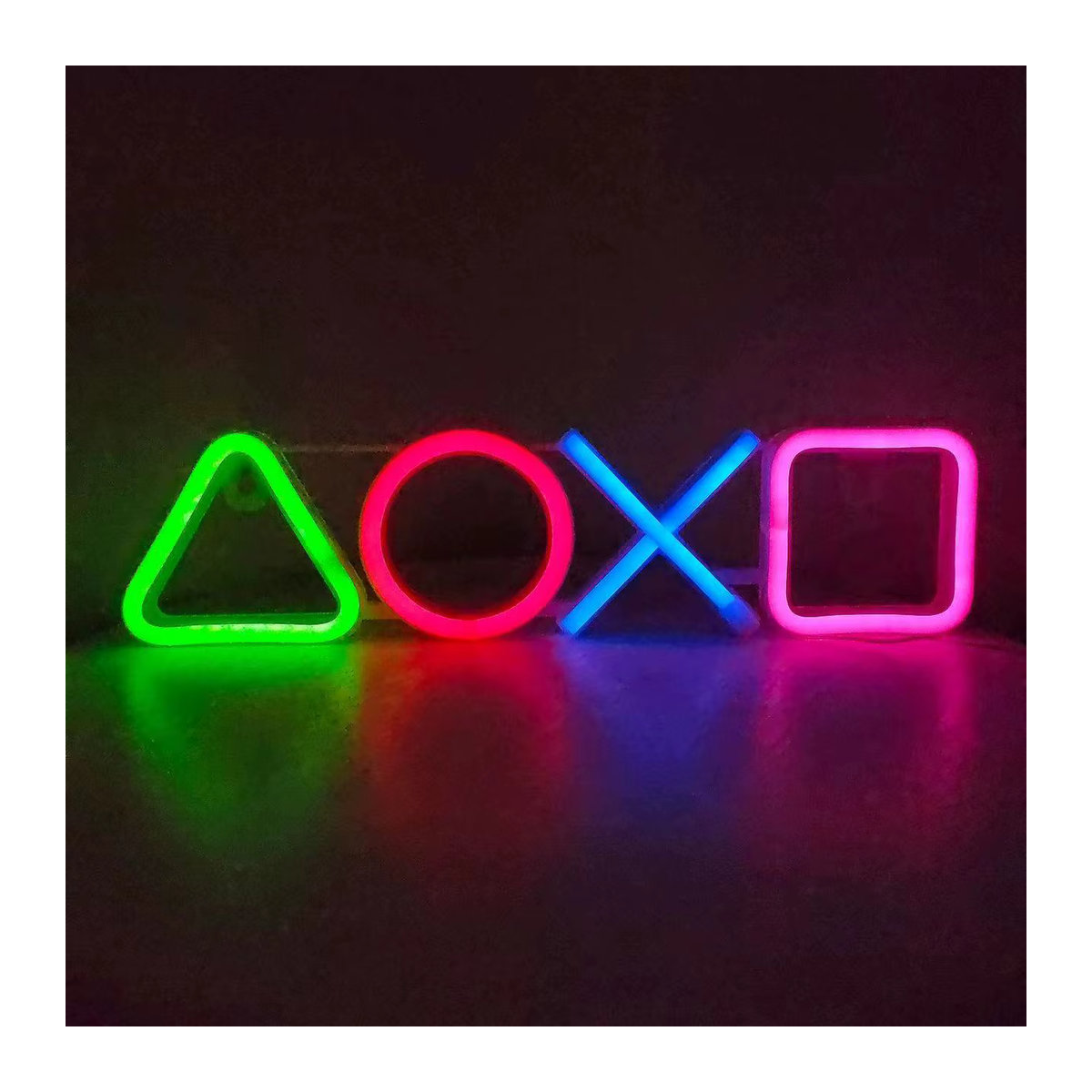 Buntes LED-Neonschild in Game-Controller-Design für deine Spielzimmer-Dekoration und Wandgestaltung - Bild 3