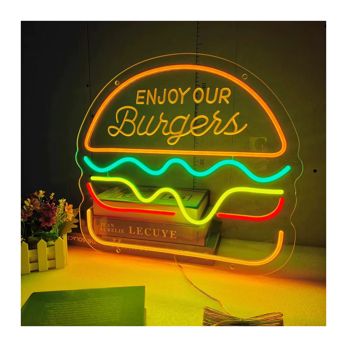 Buntes Retro LED Neon Licht für Restaurant und Shop zur Wanddekoration - Bild 3