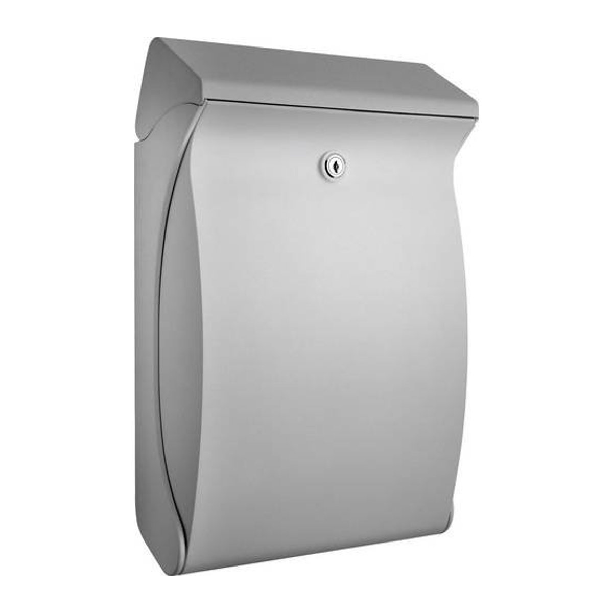 Burg Wächter SWING 4906 SI Briefkasten aus Kunststoff in Silber - Bild 1