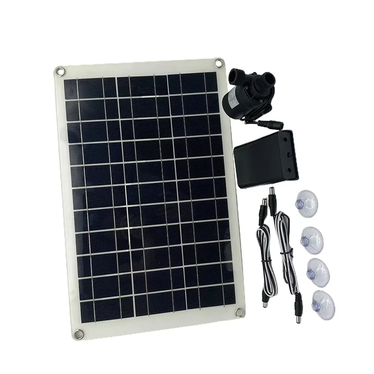 Bürstenloses Solar Wasserpumpen-Kit 800L/H in Schwarz für Pool, Teich, Vogelbad und Gartenbrunnen - Bild 3