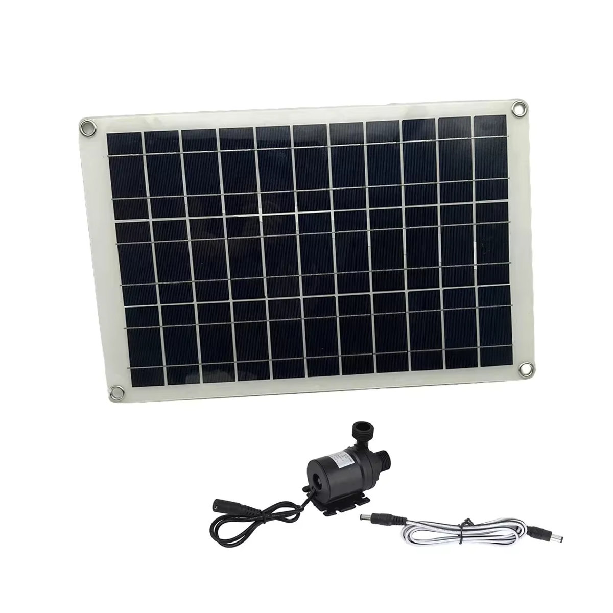 Bürstenloses Solar Wasserpumpen-Kit 800L/H in Schwarz für Pool, Teich, Vogelbad und Gartenbrunnen - Bild 4
