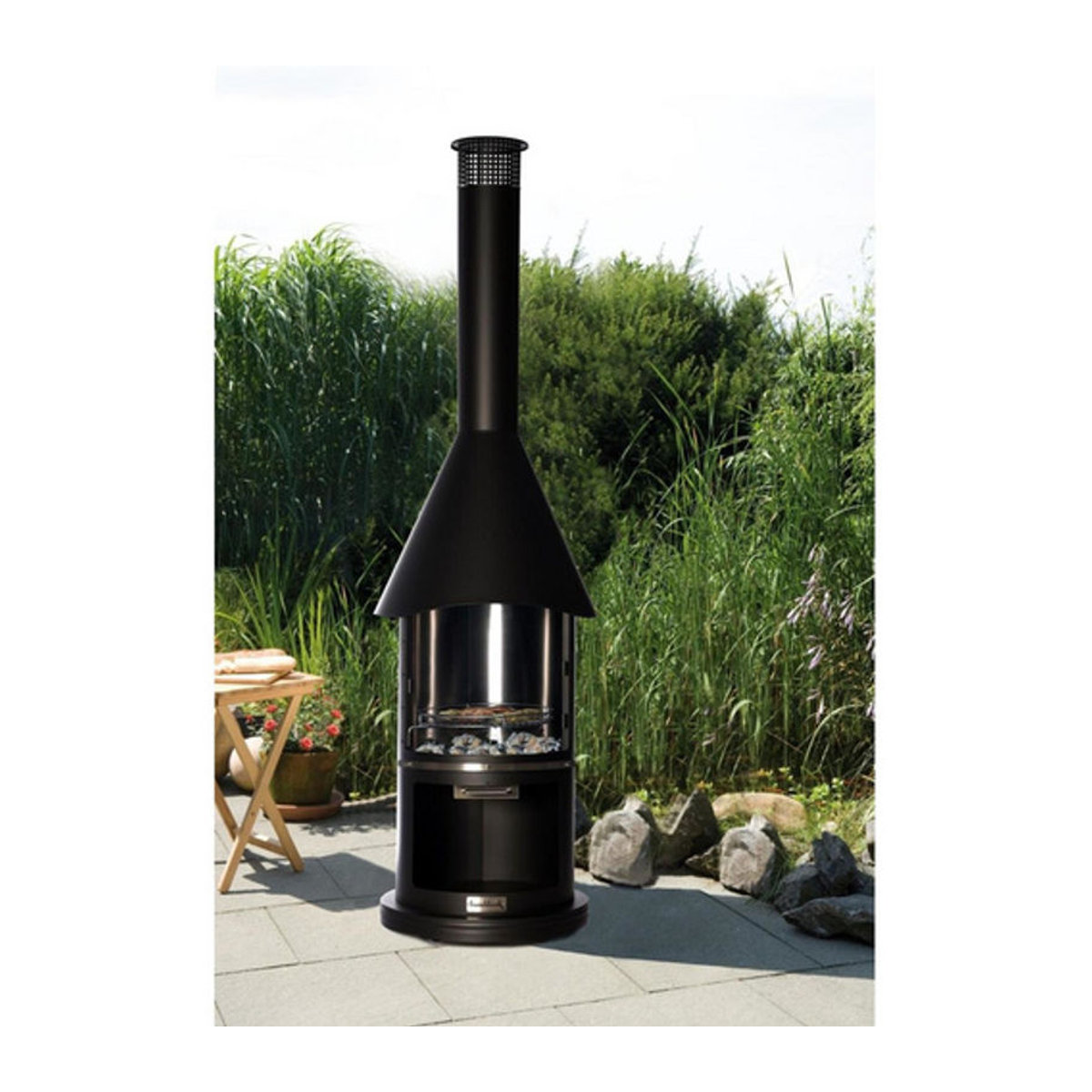Buschbeck Auckland Edelstahlgrill Schwarz B/T/H: 65 x 65 x 230 cm - Bild 2