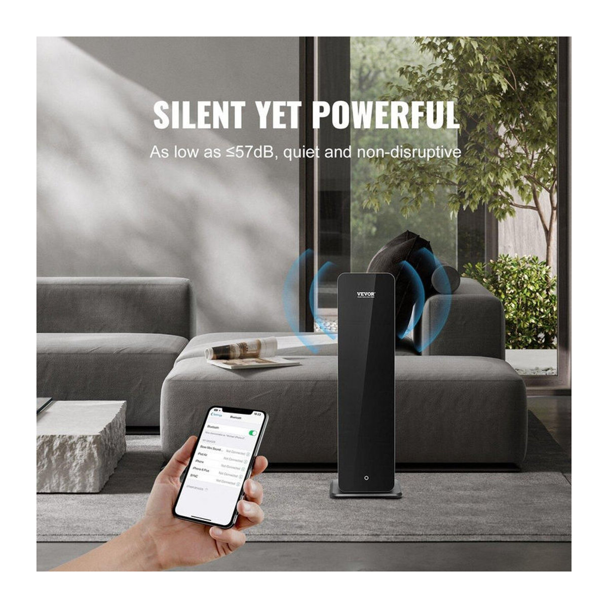 Buying Solutions MB Bluetooth Kaltluft-Diffusor 950ml Wasserloser Aromatherapie-Vernebler Schwarz - Bild 2